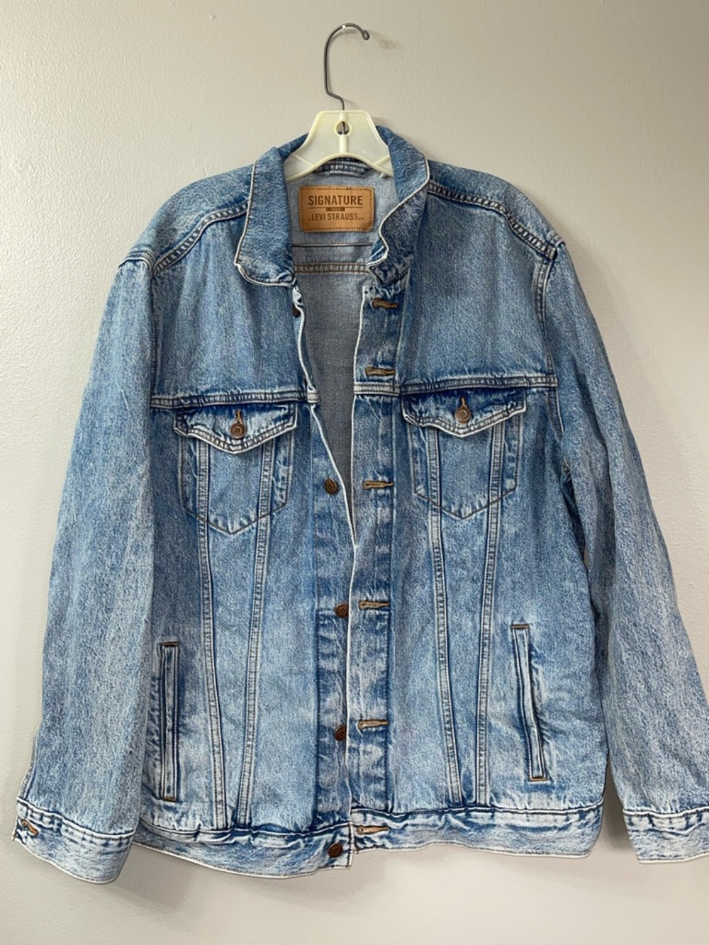 Signature by Levi Strauss & Co. denim trucker jacket, XL